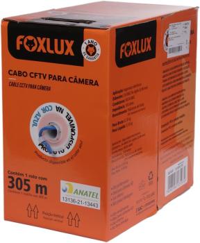 Cabo Cftv Para Camera 305 Metros Foxlux