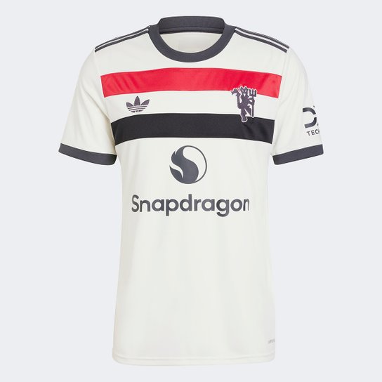 Camisa Manchester United Third 24/25 s/n° Torcedor Adidas Masculina - Branco