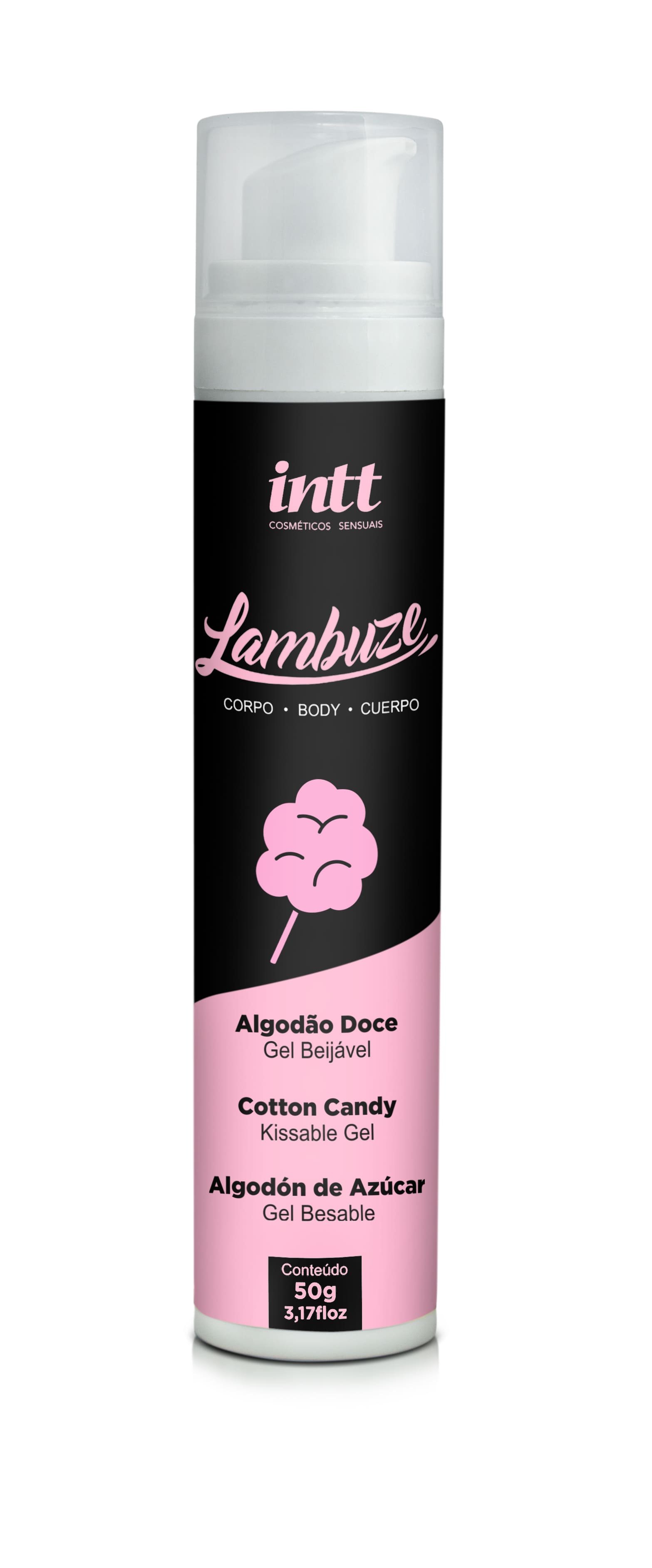 Lambuze Algodão Doce Gel Beijável Intt