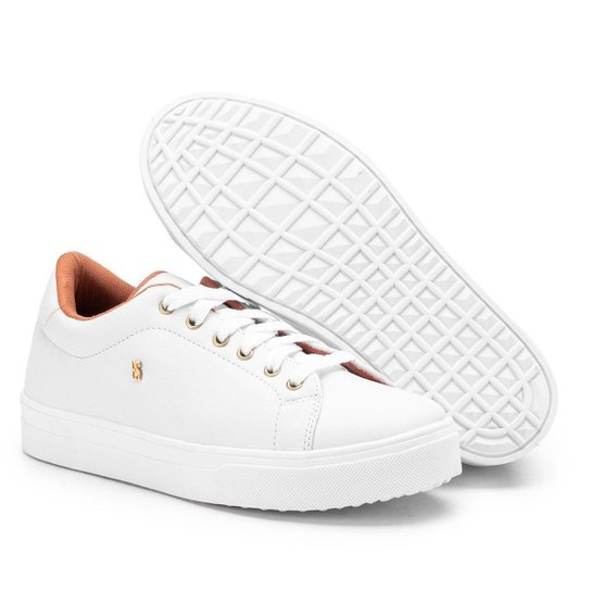 Tenis Feminino Casual Original Estilo Shoes - Branco